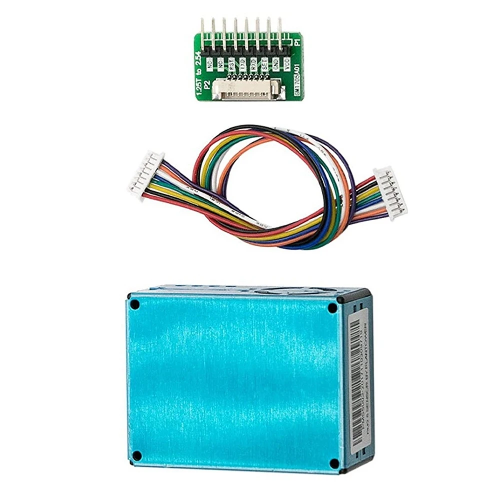 Nuovo sensore digitale di concentrazione di particelle PM2.5 PM10 PMS5003 con cavo della scheda interruttore G5 SSQ