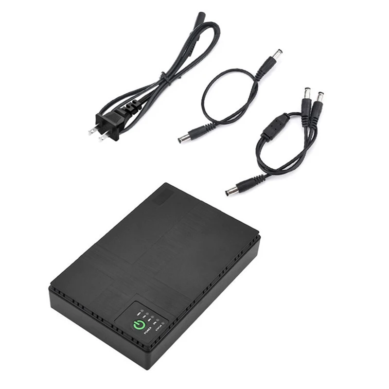 AC85-265V DC1018P Routeur 5V9V12V Sauvegarde Sans Joli 10400Mah Alimentation Chargeur Téléphone Portable DC UPS US Plug
