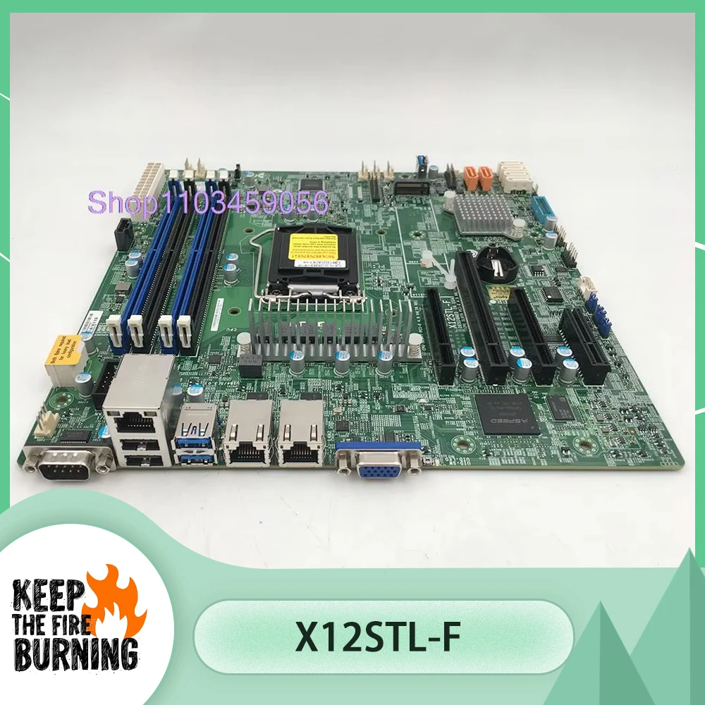 

X12STL-F PCIE 4,0 M-ATX C252 128GB LGA-1200 6XSATA 3 для материнской платы Supermicro Server