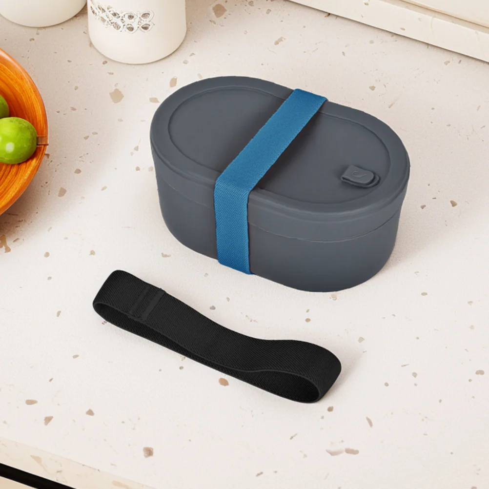 

4Pcs Bento Box Straps High Elastic Nylon Lunch Container Bands Ideal for School Work Outdoor Travel Leak Resistant