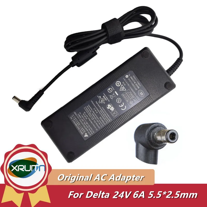 

New Genuine Delta 24V 6A ADP-150MB K AC/DC Adapter Fits 24V 5A 4A 3A 2A 5.5x2.5mm Adaptor Charger Power Supply