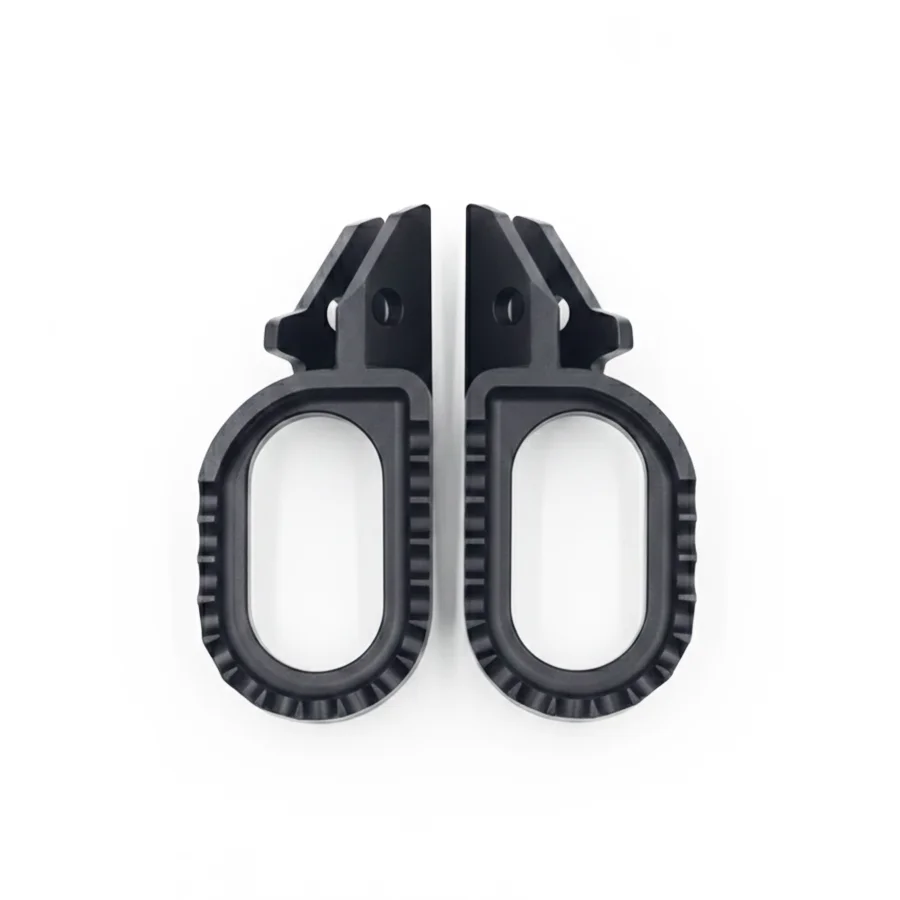 

Super Ebike Ultra Bee Upgraded Wider, Longer, Lowered Height, Rearward-Shifted Footpegs Lightweight Aluminum Alloy Footpegs