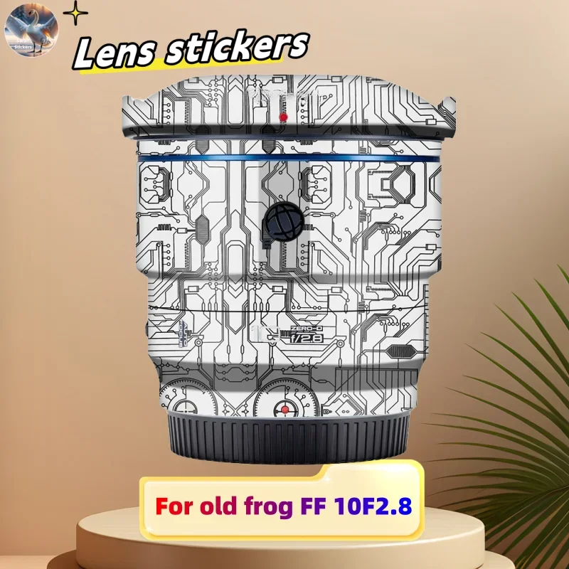 

for old frog FFⅱ 10F2.8 Camera Lens stickers, precision cut wear-resistant protective film, DIY skin