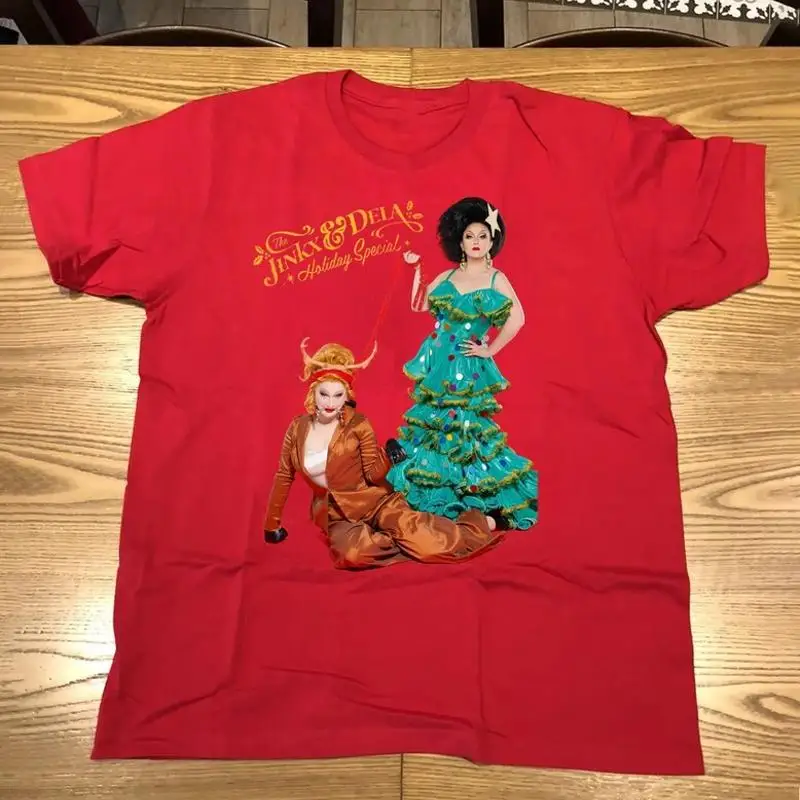 Camiseta navideña The Jinkx DeLa Holiday 2024 S a 4XL UU683