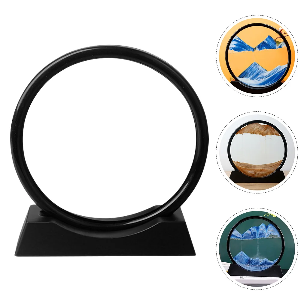 

Diy движущаяся картина 3D картина песком для домашнего офиса Декор настольного украшения пейзаж зыбучий песок художественная рамка песок художественный дисплей