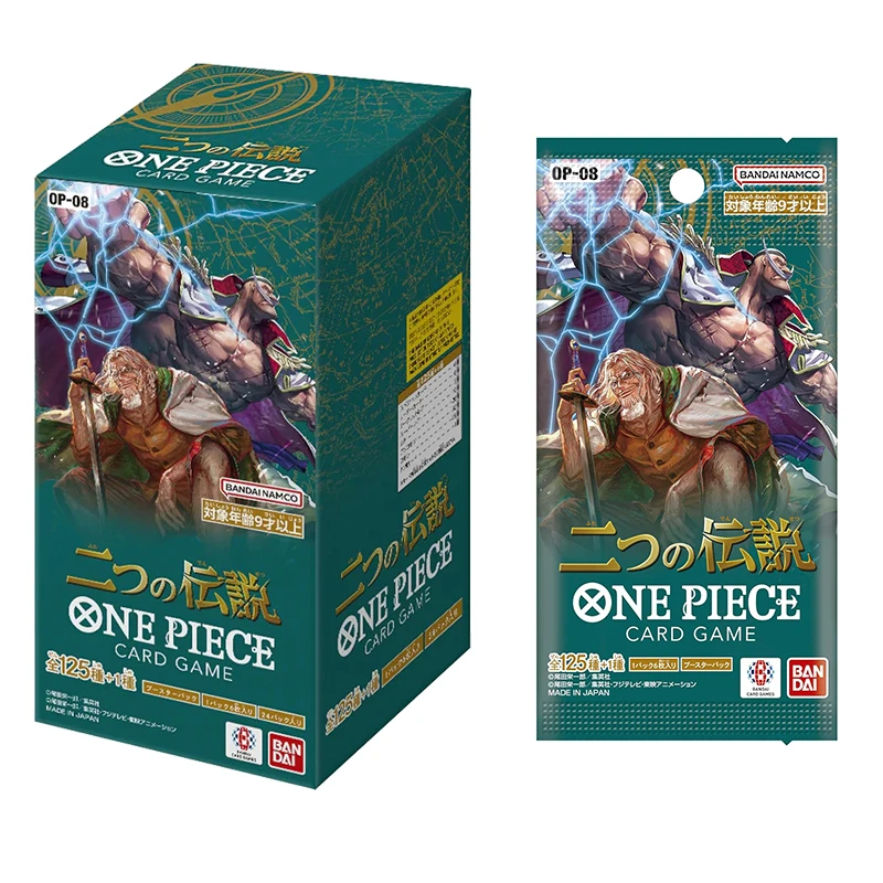 

BANDAI ONE PIECE Anime Card Game Two Legends OP-08 Booster BOX TCG JAPAN Collection Card Child Toy