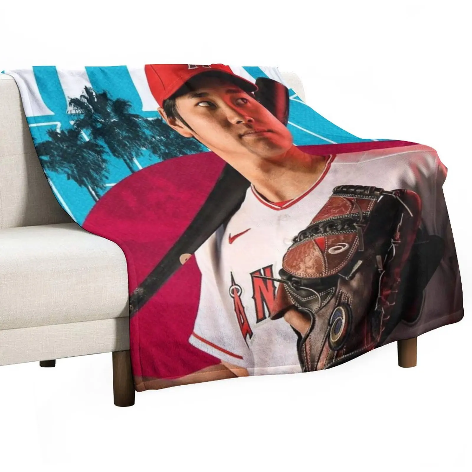 

Shohei Ohtani Throw Blanket halloween sofa bed Hairy Cute Blankets