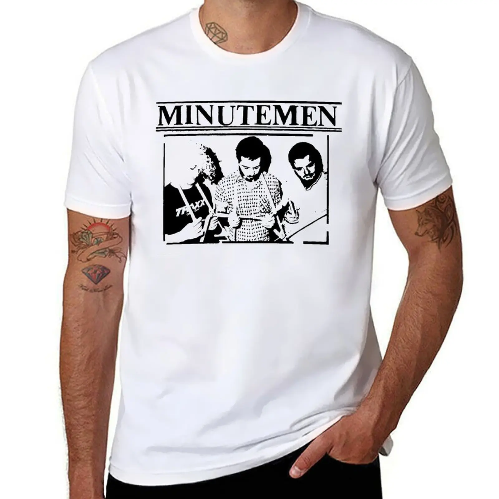 

Minutemen Punk Band T-Shirt g man t shirts for men anime tshirt T-Shirt