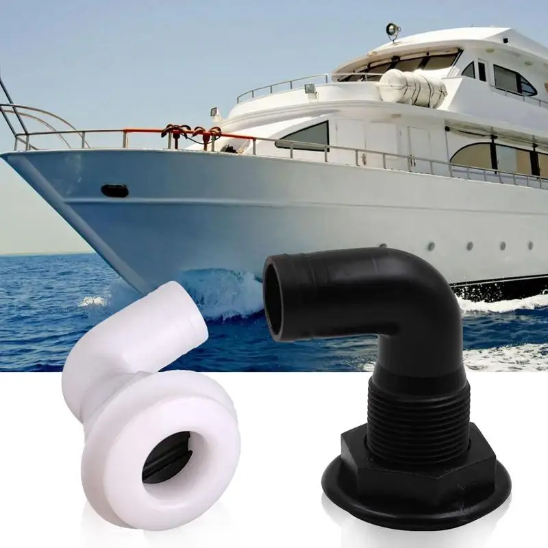 Uscita di drenaggio marino a 90 gradi Uscita di drenaggio di sentina per yacht ad angolo retto portatile Uscita di drenaggio delle acque reflue per