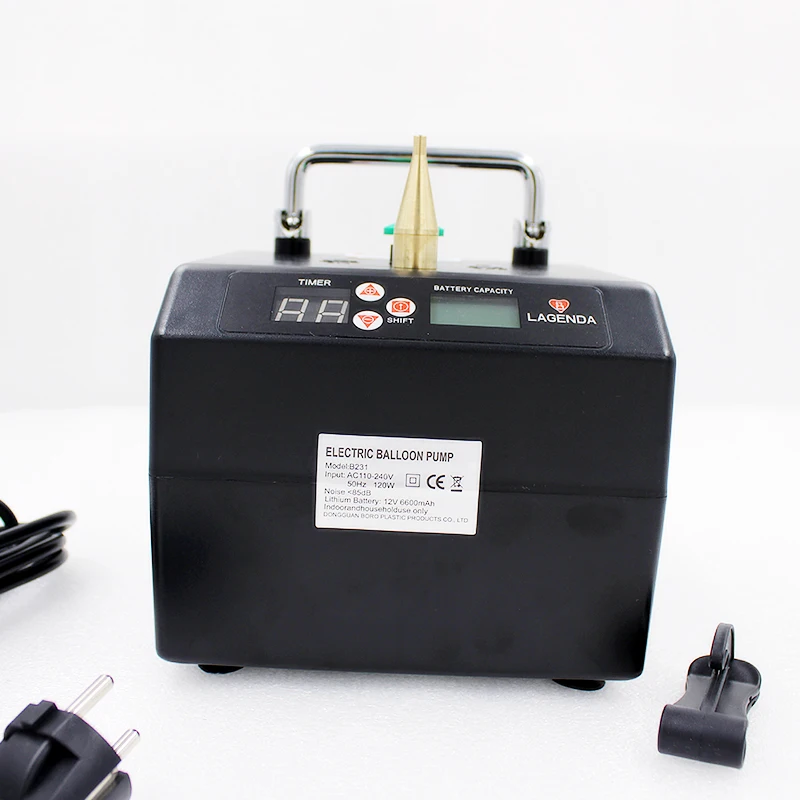 NEW B231 Twisting Modeling Balloon Inflator with Battery Digital Time and Counter Electirc Balloon Pump