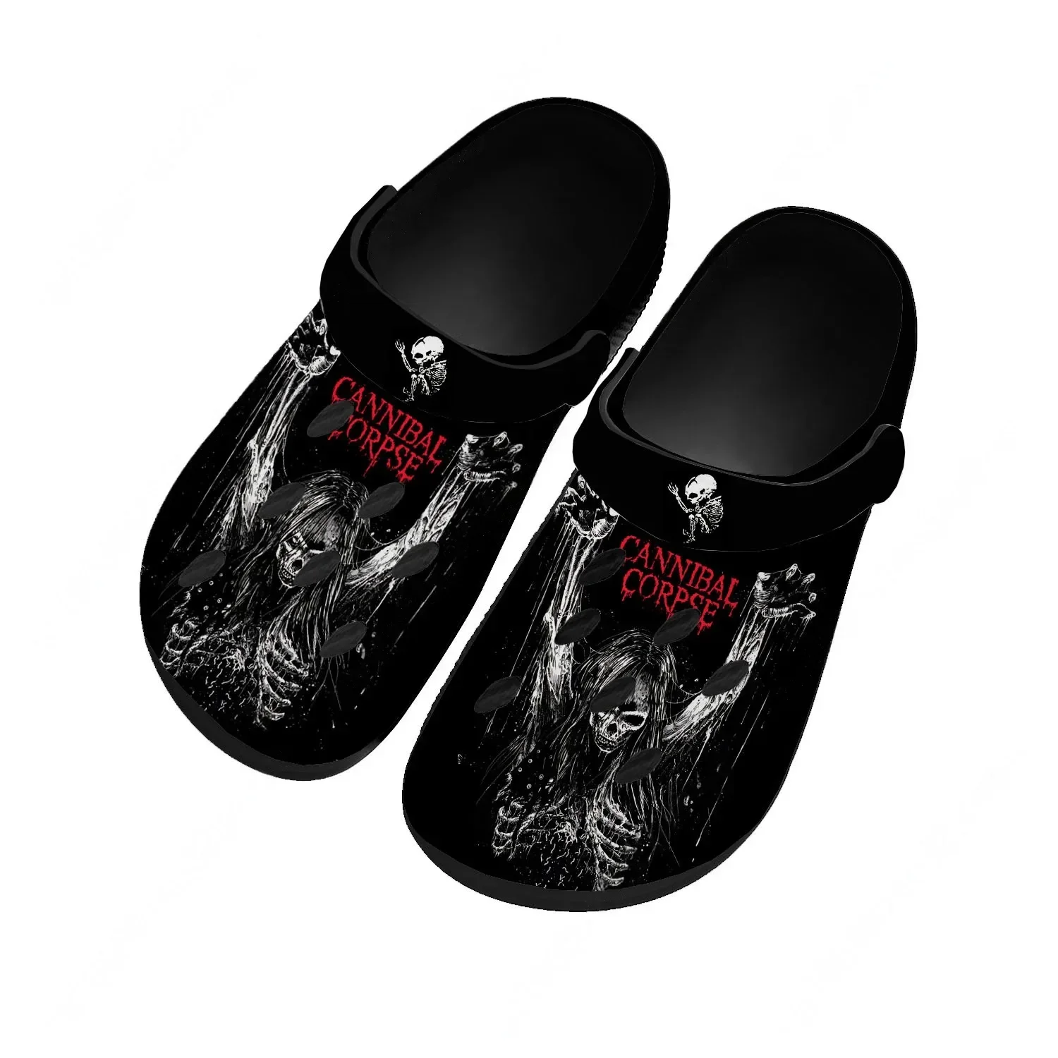 

Водные сандалии Cannibal Corpse для мужчин и женщин, нескользящие, модные, для дома и сада, с возможностью индивидуального заказа, пляжные, дышащие, с отверстиями, тапочки