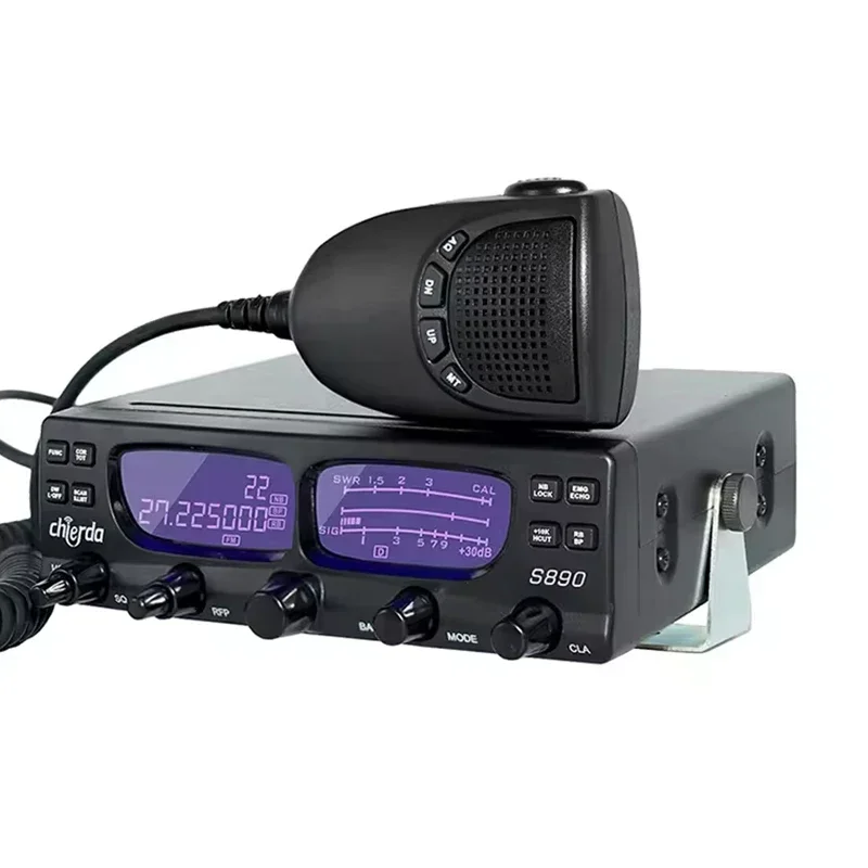 

Stat S890 AM FM SSB CB Radio 27 Mhz 10M Mobile Transceiver High Power CB Radio walkie-talkie