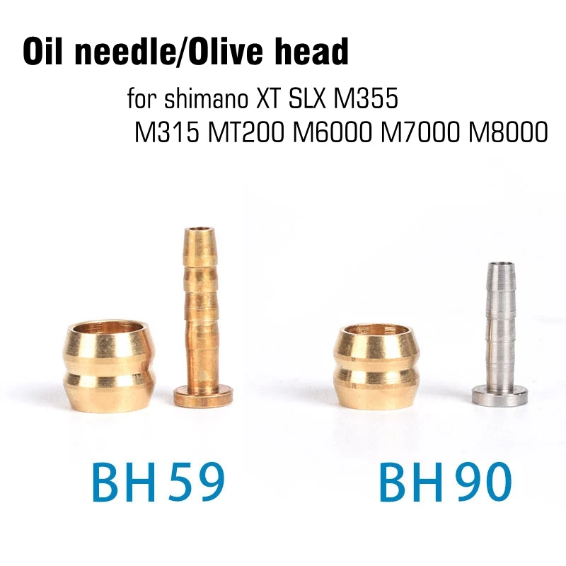 10sets BH90 BH59 Oil needle for SHIMANO DEORE Brake Olivary head Mountain Bike XT SLX M355 M315 MT200 M6000 M7000 M8000