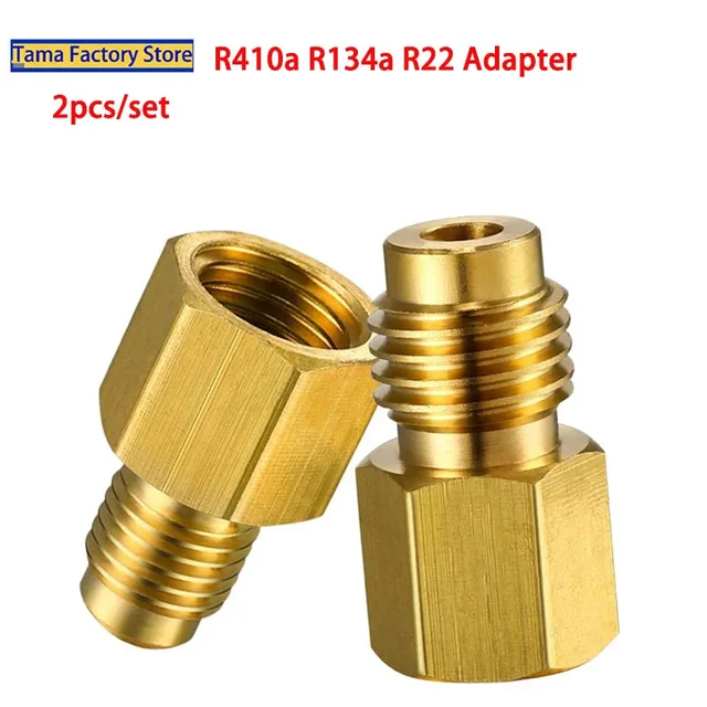 Adapter R410a 5/16 SAE F Szybkozłączki do 1/4 SAE M Flare 5/16 SAE M do 1/4 SAE