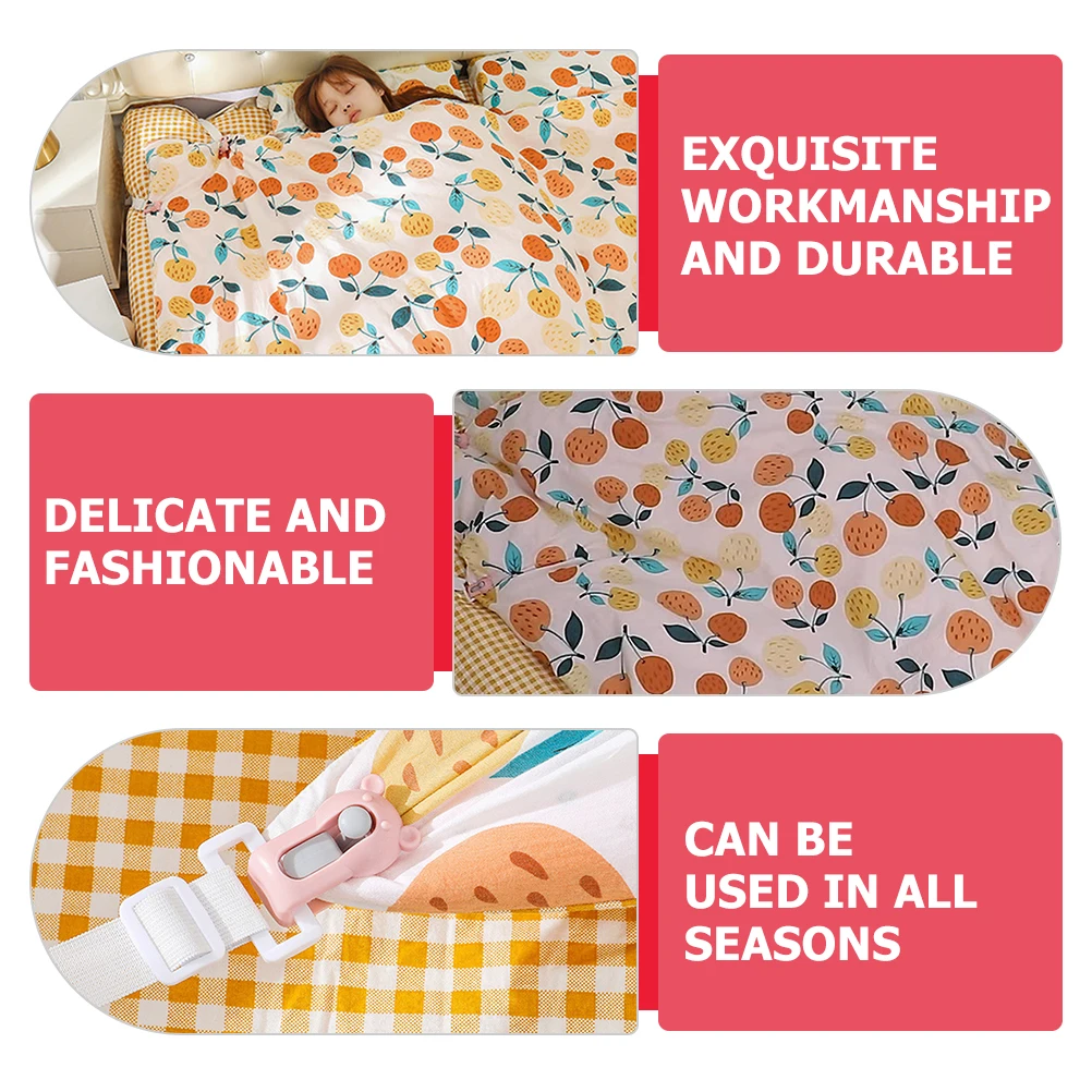 

4pcs Bed Holders Anti-Slip Duvet Cover Clips Adjustable Quilt Grippers For Baby Bed Sheet Grippers Kids Home Outdoor Use
