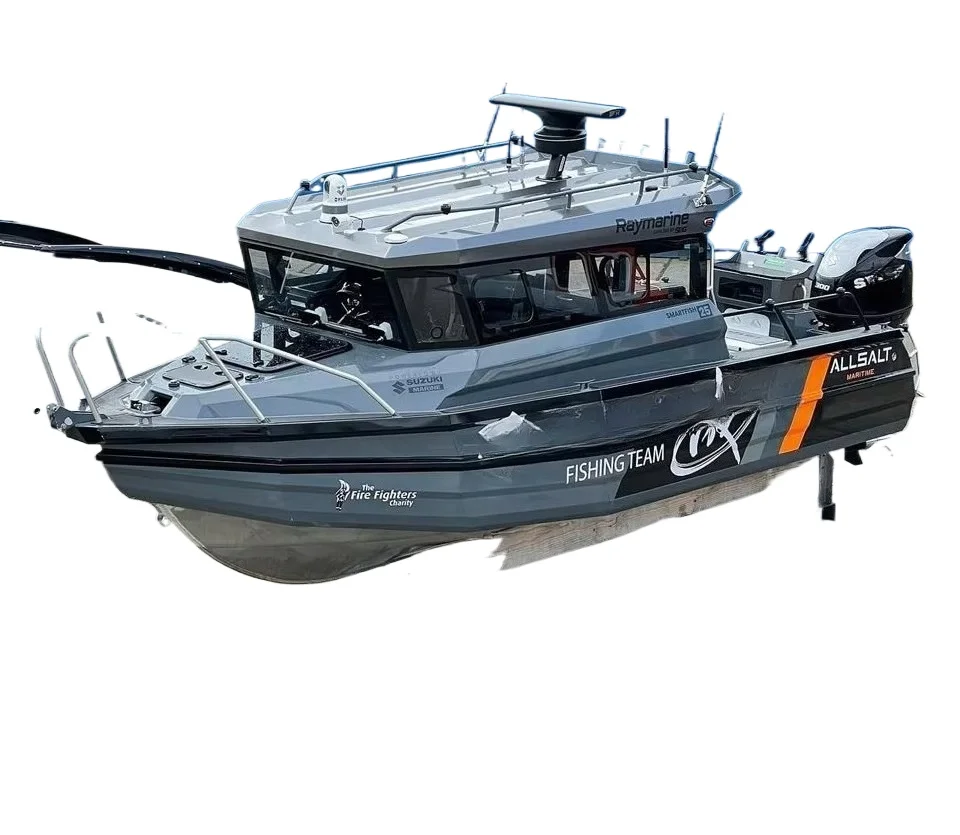 25 '7.5 M Center Cabin Simple Craft Aluminum Cabin Cruiser Speed Yacht Power Fishing Boat