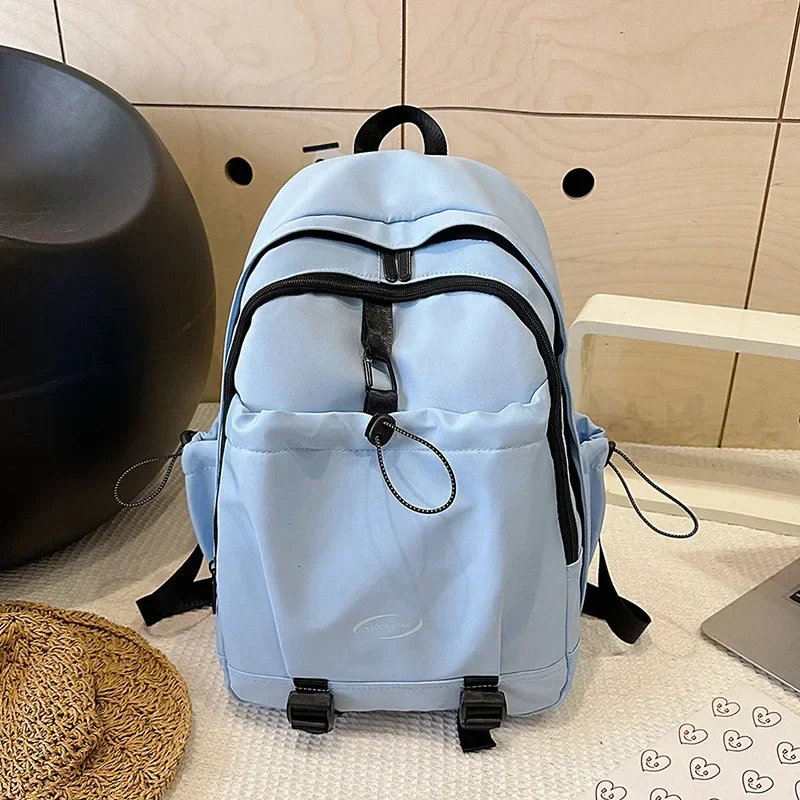 2024 New Listed Female College Student Backpack Hiking Hiking Bag Versatile High Value Backpack Junior High School High School