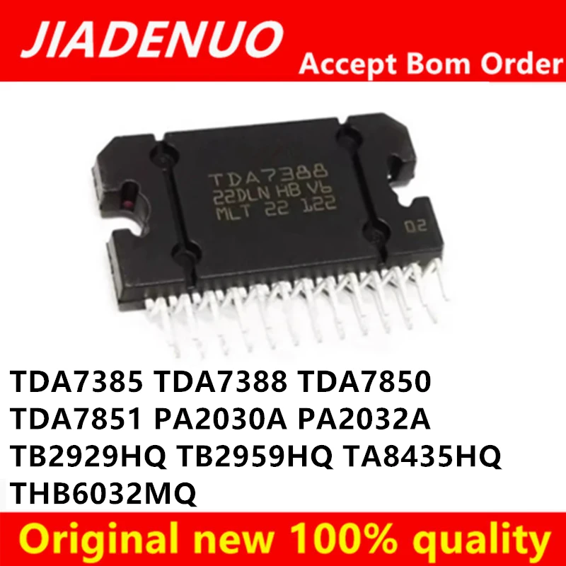 (5pcs)100% New TDA7385 TDA7388 TDA7850 TDA7851 PA2030A PA2032A TB2929HQ TB2959HQ TA8435HQ THB6032MQ ZIP Chipset