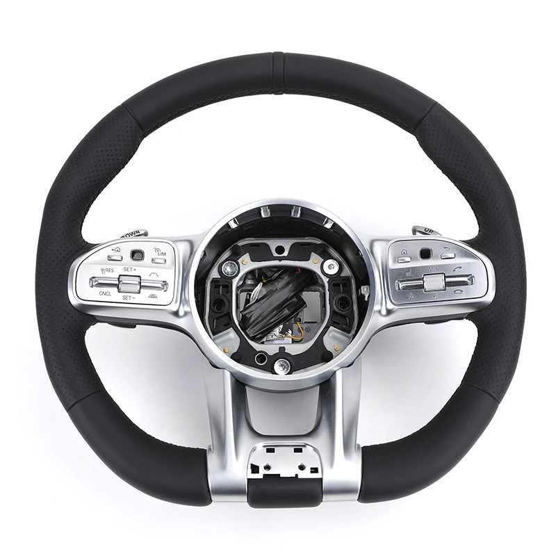 Custom Upgrade Full Leather Steering Wheel for Mercedes Benz Mercedes-Benz AMG GT X166 W213 W205 W204 W222 W212 E63 C63 AGM