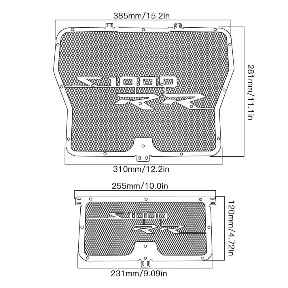 Motorcycle Radiator Grille Guard Protector For BMW S1000R 2014-2015 S1000RR ABS K46 2009-2017 HP4 2012-2014 S1000XR 2015-2016