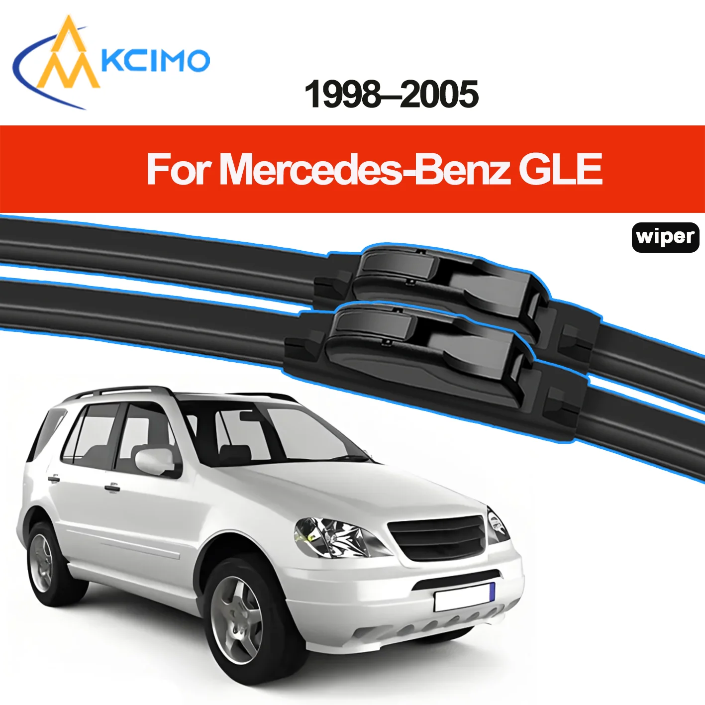 

KCIMO 2PCS New Wiper Blades for Mercedes-Benz GLE W163 1998-2005 Front Windshield Auto Wipers Blade Accessories 2005 2004 2003