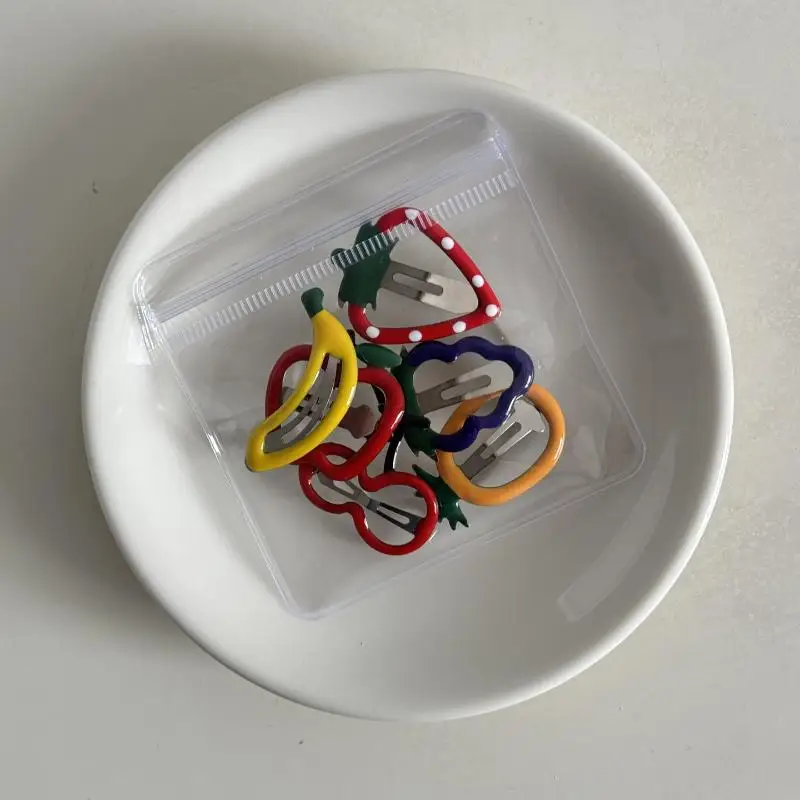 4/6 Stück Erdbeer-Haarspangen, Niedliche Mädchen-Haaraccessoires, Frucht-BB-Haarklammern, Kinder-Accessoires für den täglichen Styling, Boutique-Kopfbedeckung – Detail 11