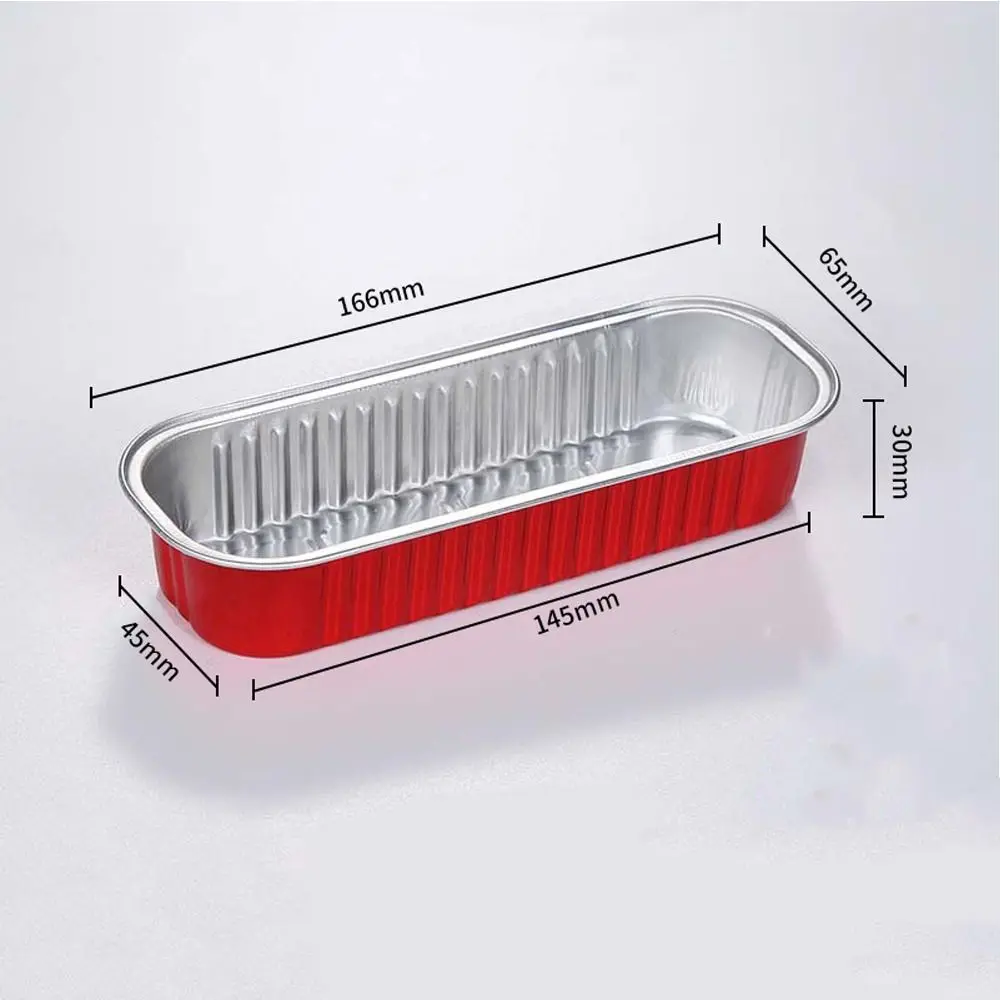 10pcs Thickened Rectangle Muffin Cupcake Party Tray Brown Letters Baking Cup Case Cupcake Liner Party 5