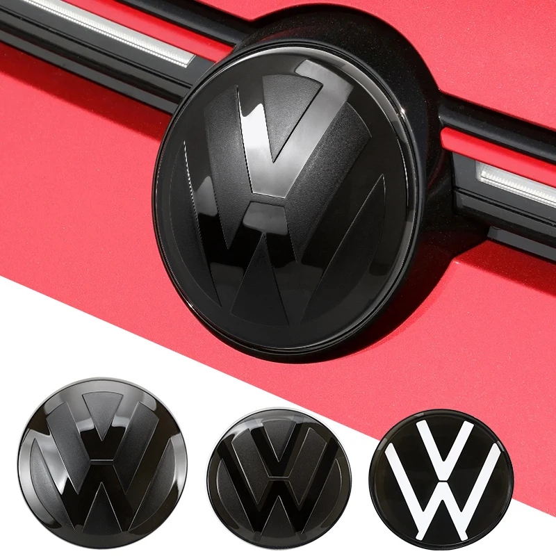 For VW Volkswagen Golf MK6 MK7 MK8  2010-2013 Car Modification Logo Sticker Not Affect ACC Front Rear Emblem Badges Cover