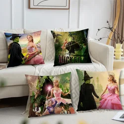 Movie W-Wicked Pillow Case Living Room Sofa Cushion Cover Suitable For Home Bedroom Room Decoration
