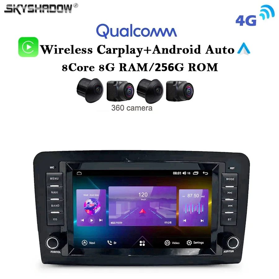 12G+256G Carplay Auto Android 13.0 720P 8