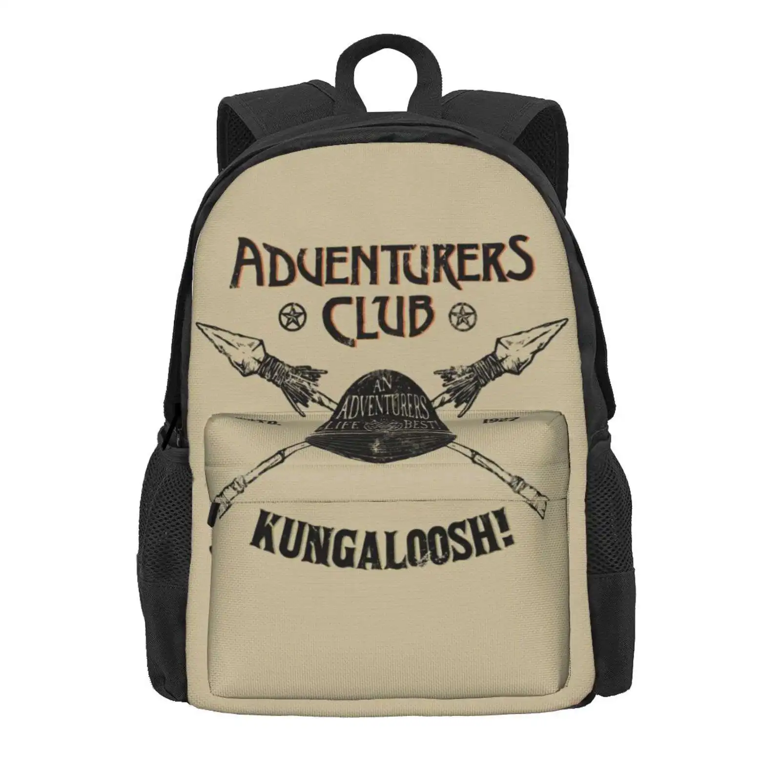 Adventurers Club Hot Sale Schoolbag Backpack Fashion Bags Adventurers Club Pleasure Island Adventureland Tiki Bar Jungle Cruise