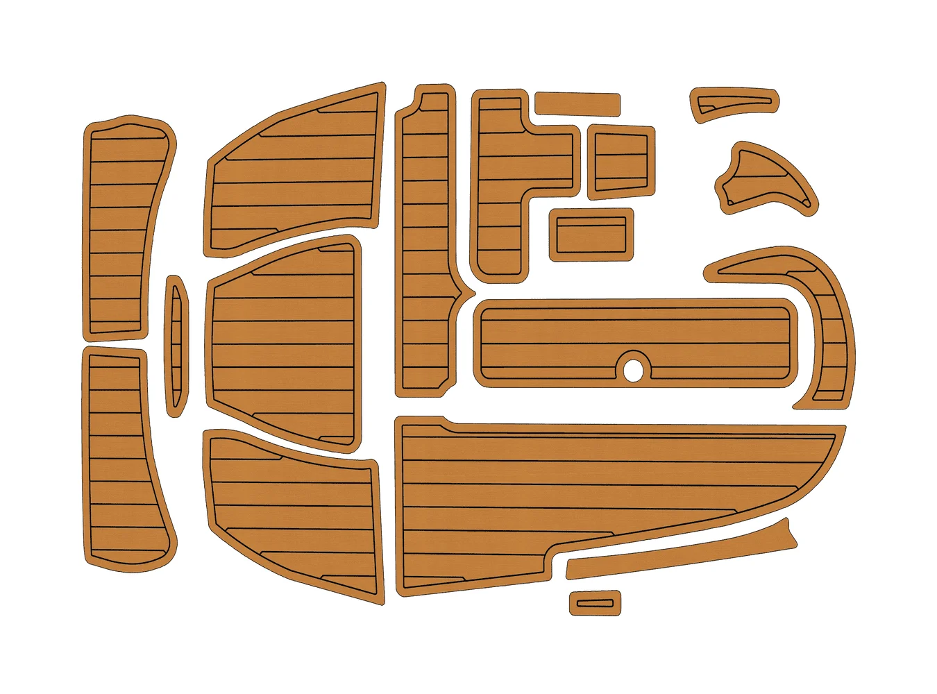 

1996 Seadoo Speedster 1/4 дюйма, 6 мм, пена EVA, нескользящий морской коврик из тикового дерева, настил из ПВХ, морской ковер Yoga, морской пол