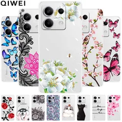 For Redmi Note 13 Pro 5G Case Clear TPU Soft Silicon Covers for Xiaomi Redmi Note 13 5G Global Phone Cases Note13 5G Transparent
