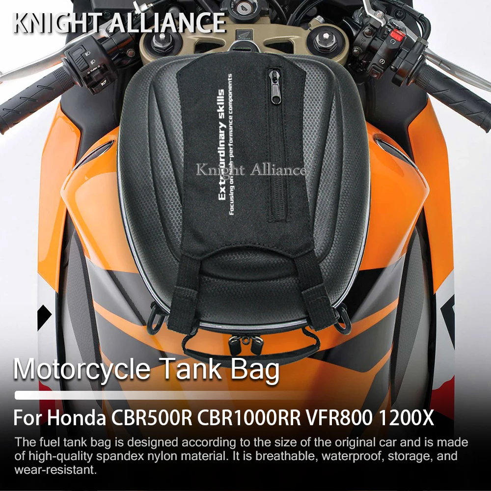 Luggage Bag For Honda CBR500R CBR650F CBR1000RR R SP VFR800 VFR1200X Motorcycle Navigation Tank bag Racing Bags Tanklock