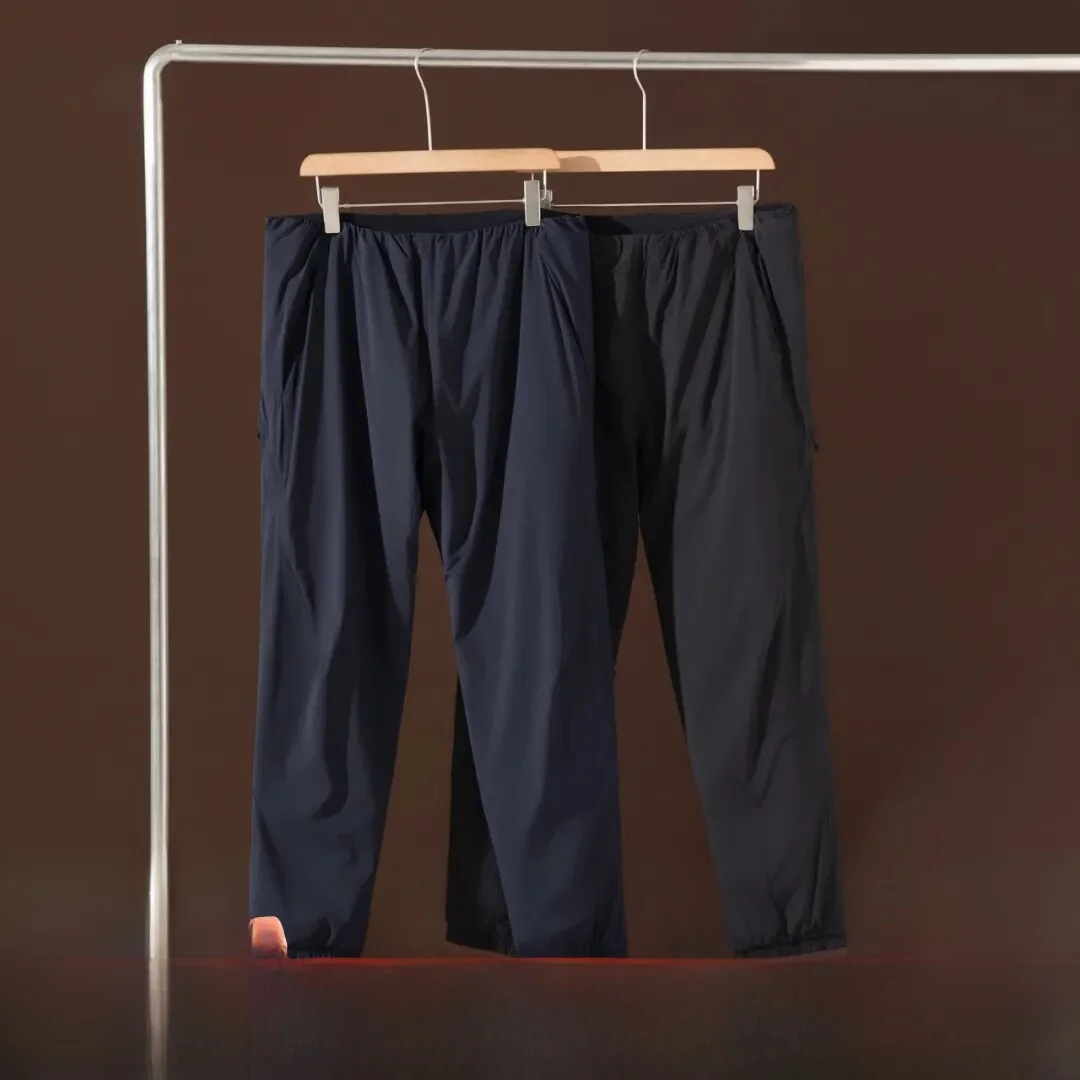 

High-End V Series Fowl 3D Tailored Waterproof C Cotton Fill Winter Outdoor Windproof Warm Cotton Pants for Men Youth Casual