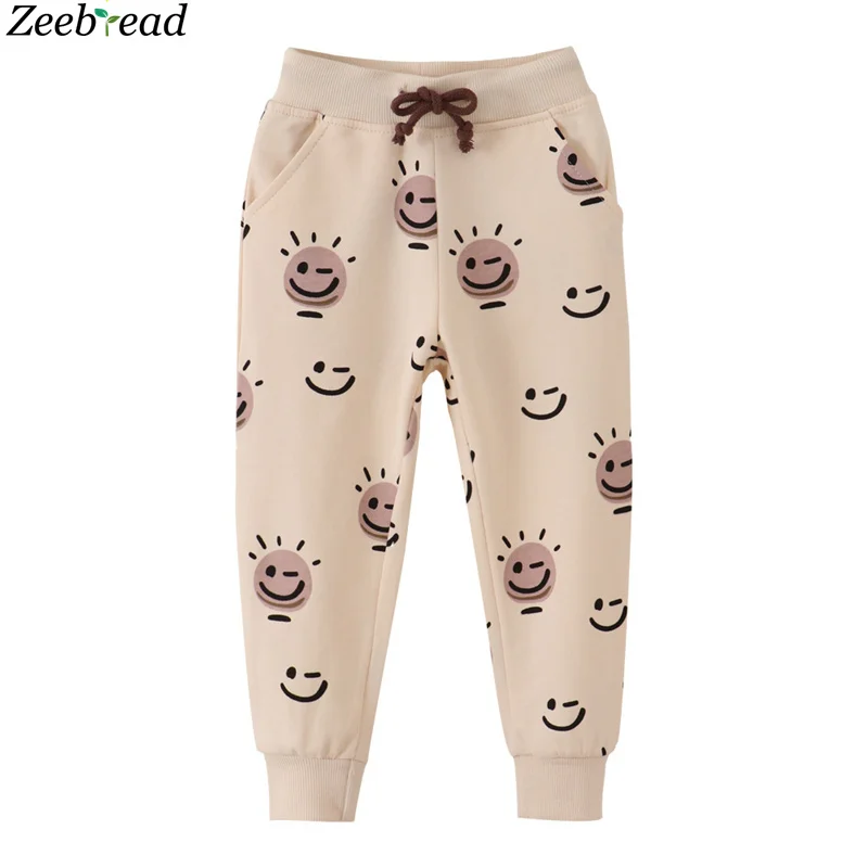 

Zeebread Children's Sweatpants New Arrival Drawstring Toddler Kids Clothing Full Length Toddler Trousers Pants Boys Girls Pant