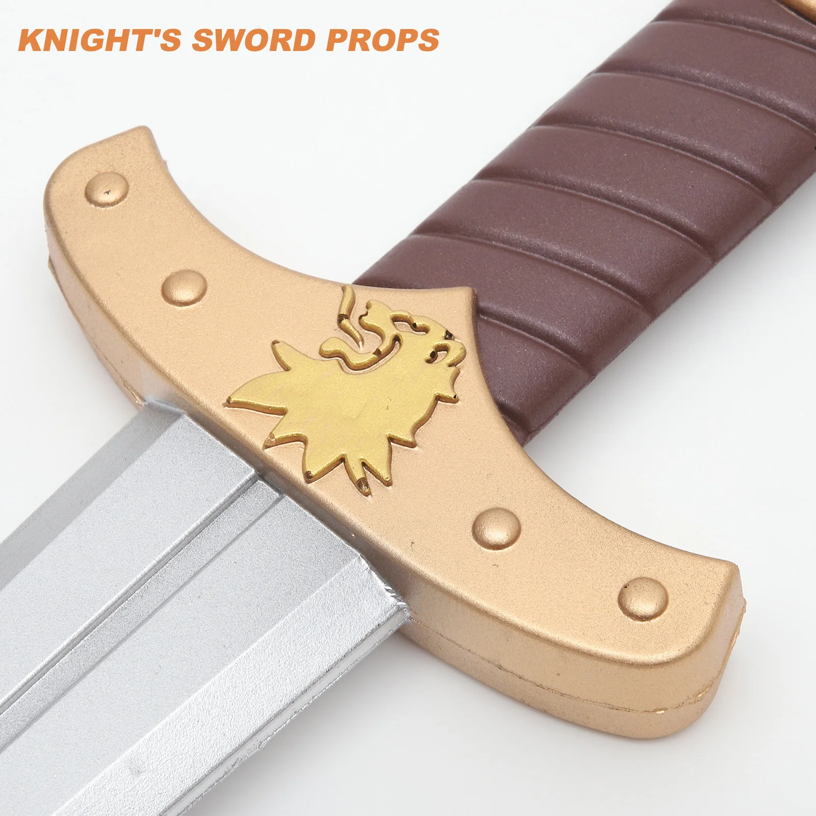 

1pc Sword Prop Pu Material Decorative Role Play For Halloween Party Cosplay Supplies Simulated Sword