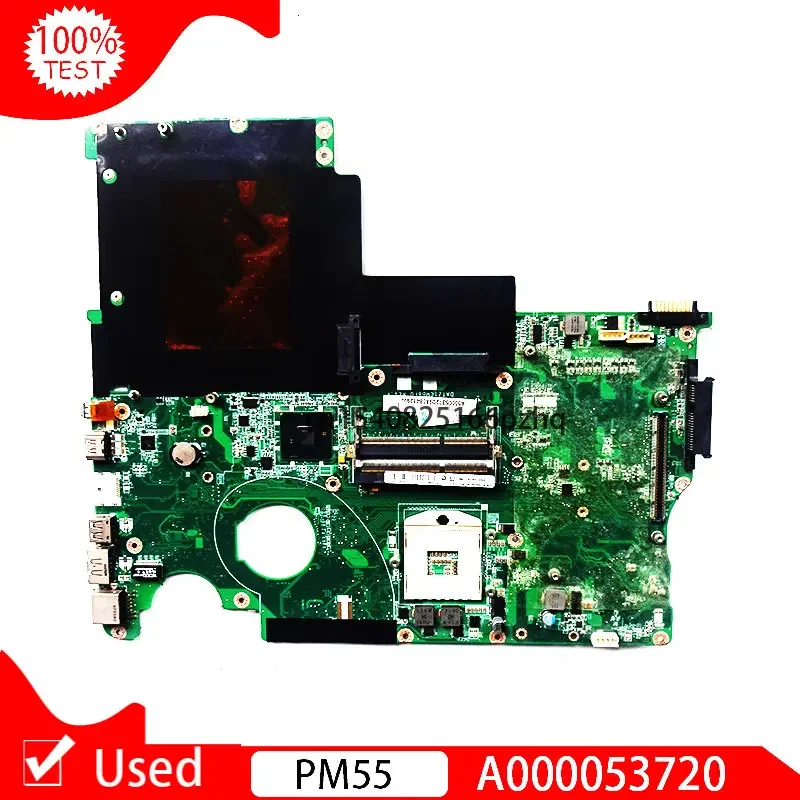 Used A000053720 Laptop Motherboard For Toshiba Qosmio X500 X505 PM55 DDR3 DATZ1CMB8F0