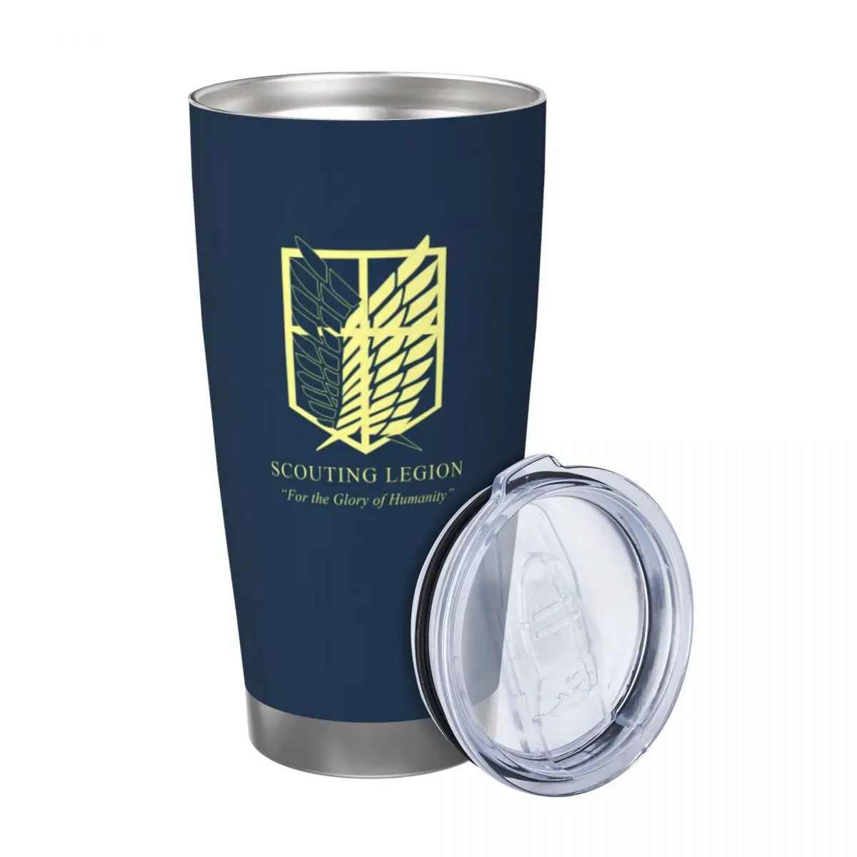 Attack On Titan 20oz Cup Large Capacity Car Mug Leak-proof Juice Coffee Cup Food Grade