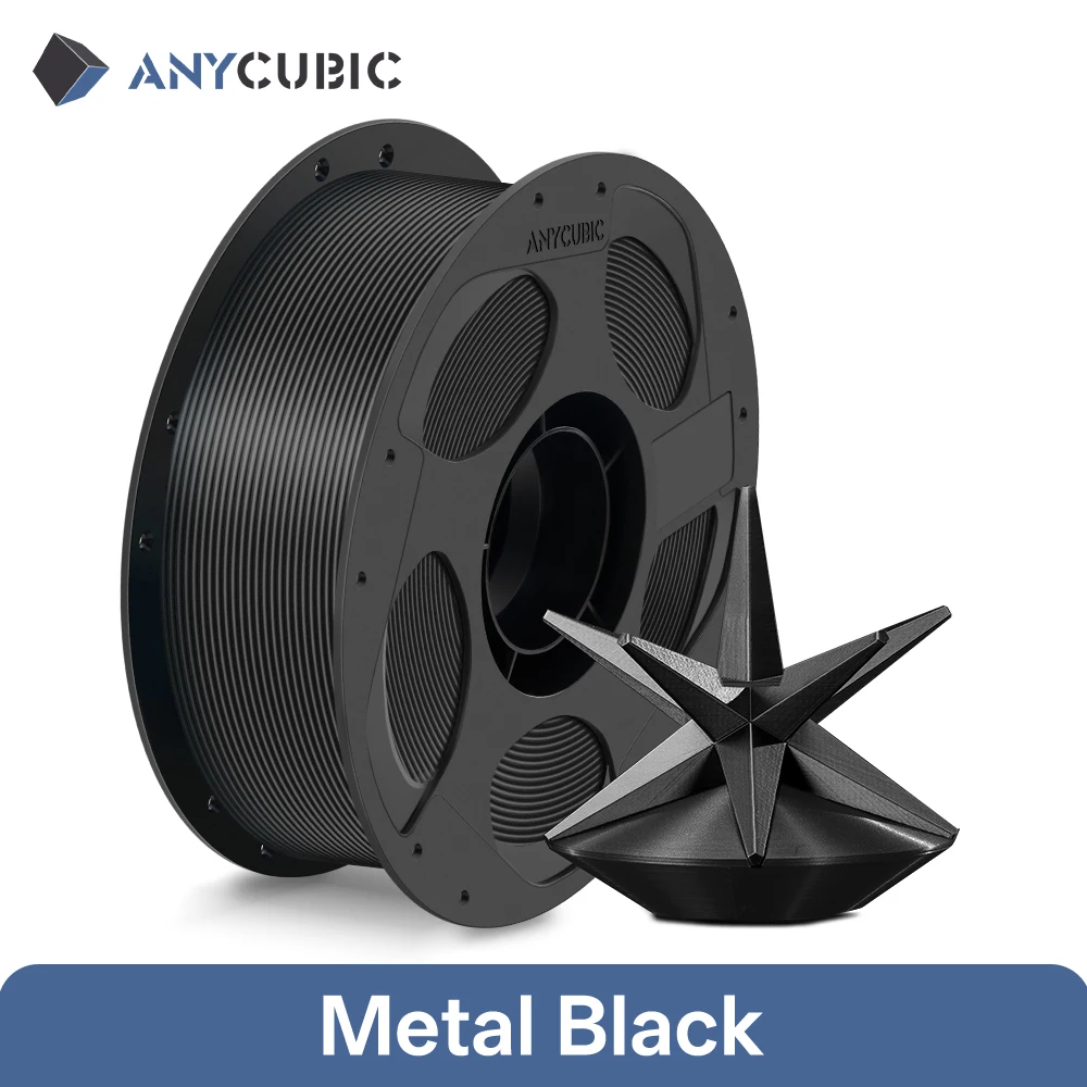 ANYCUBIC 4kg/1kg Metall-Filament Metallische Textur PLA Kobra S1 Kobra 3 Combo 3D-Drucker Filament Hochleistungs-3D-Druck PLA