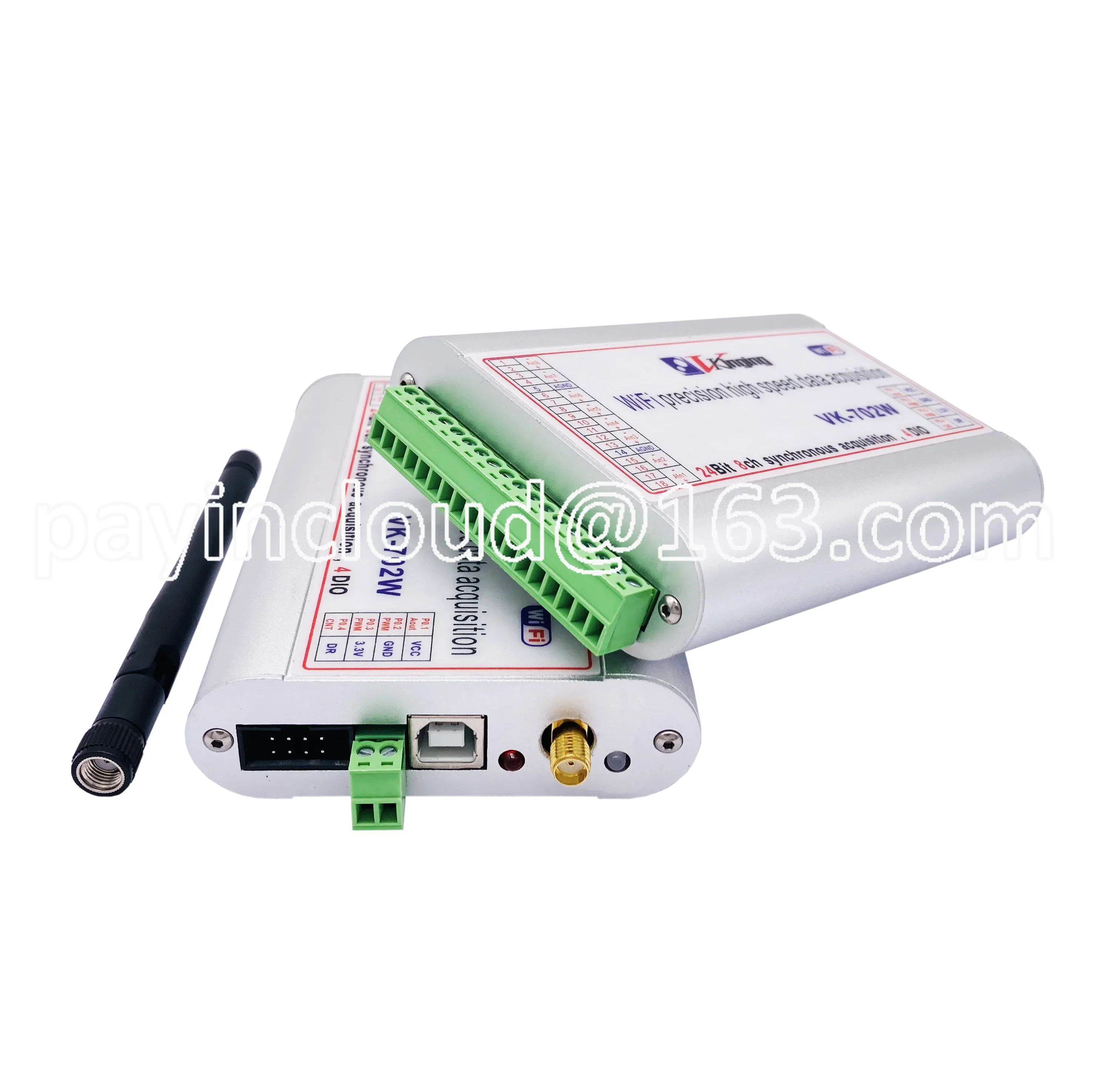 

Suitable for 702W Eight-channel Wireless Data Acquisition Card WIFI Type MV Level Acquisition 50K Synchronous