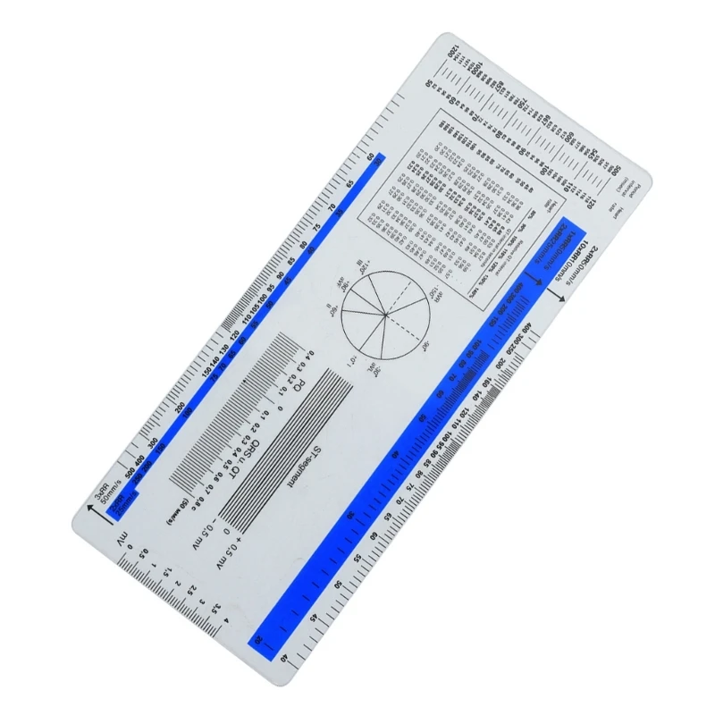 ECG Ruler ECG Student Pocket Reference Guide Electrocardiogram Ruler Cardiogram Transparent Soft Heart Rate Ruler