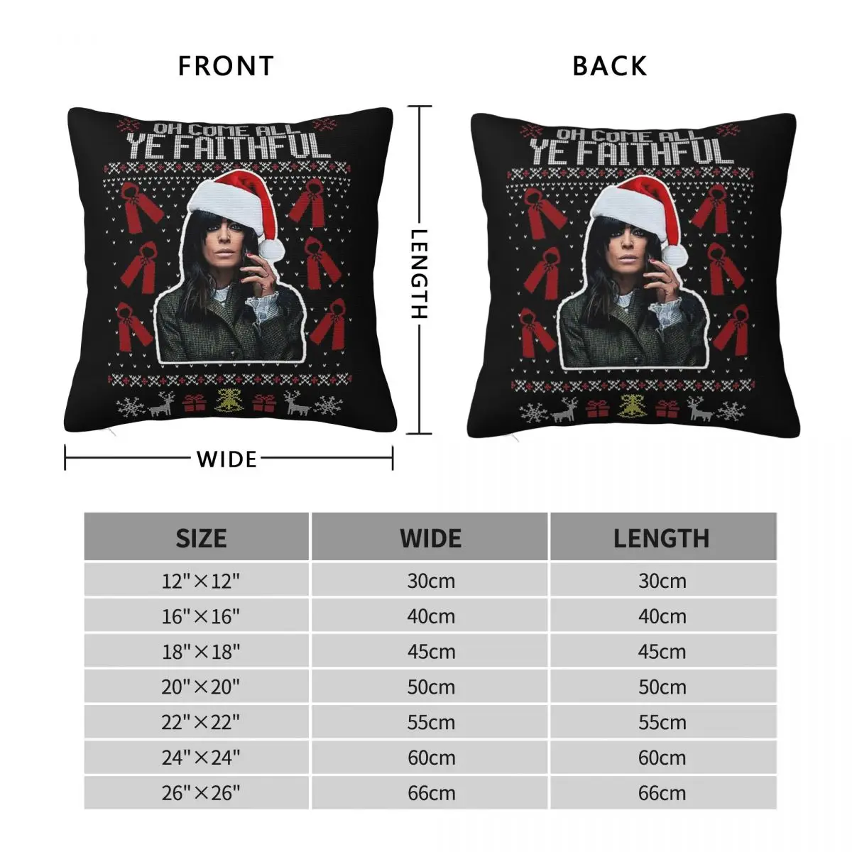 The Traitors Claudia Winkleman Square Pillowcase Polyester Linen Velvet Printed Zip Decorative Room Cushion Cover 18