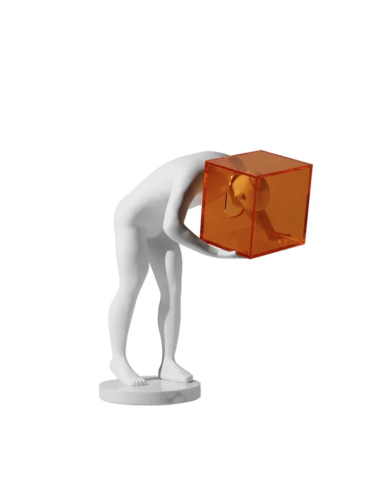 

Modern Abstract Figure Sculpture Decoration Model Room Sales Office Home Soft Decoration Living Room Entrance Cabinet Art