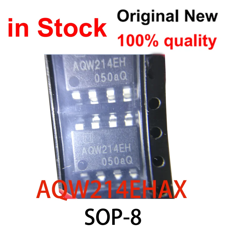 

（2PCS）100% NEW AQW214EH AQW214 AQW214EHAX SOP-8 SSR - Solid State Relays