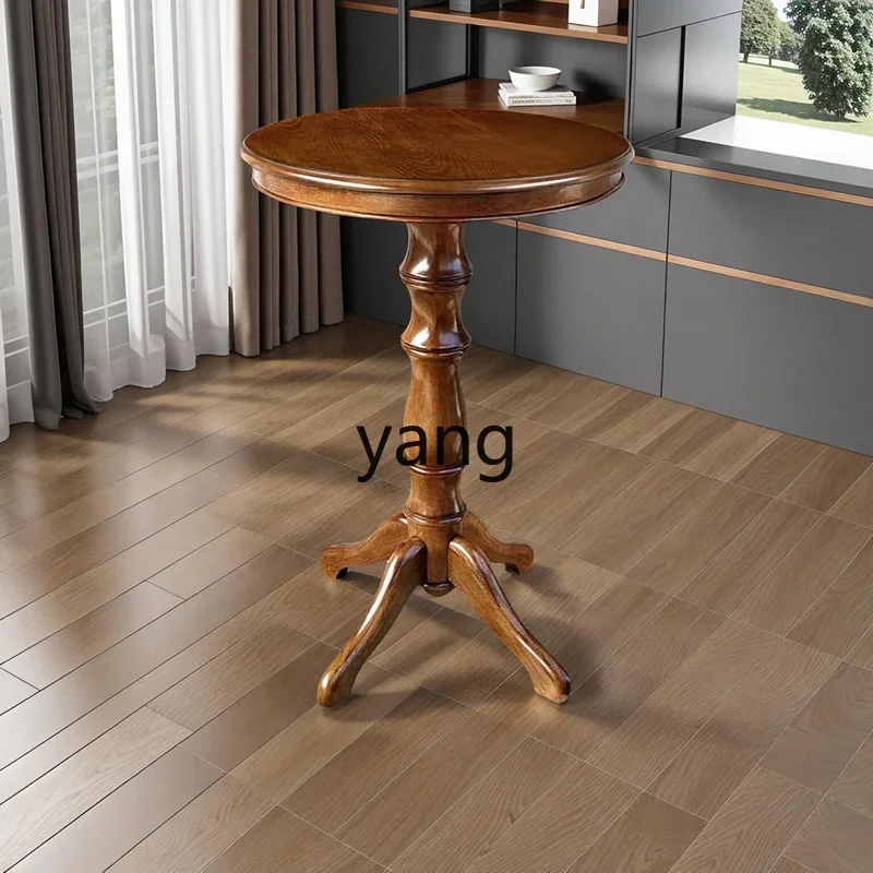 LMM solid wood bar table European bar table household simple wine cabinet partition