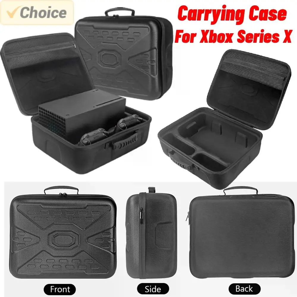 Carrying Case for Xbox Series X Game Console Travel Controllers Storage Bag Game Console Wireless Controllers Game Accessories