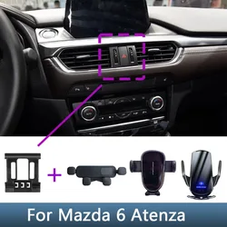 For Mazda 6 Atenza 2016 2017 2018 Car Phone Holder Special Fixed Bracket Base Wireless Charging Stand Interior Accessories