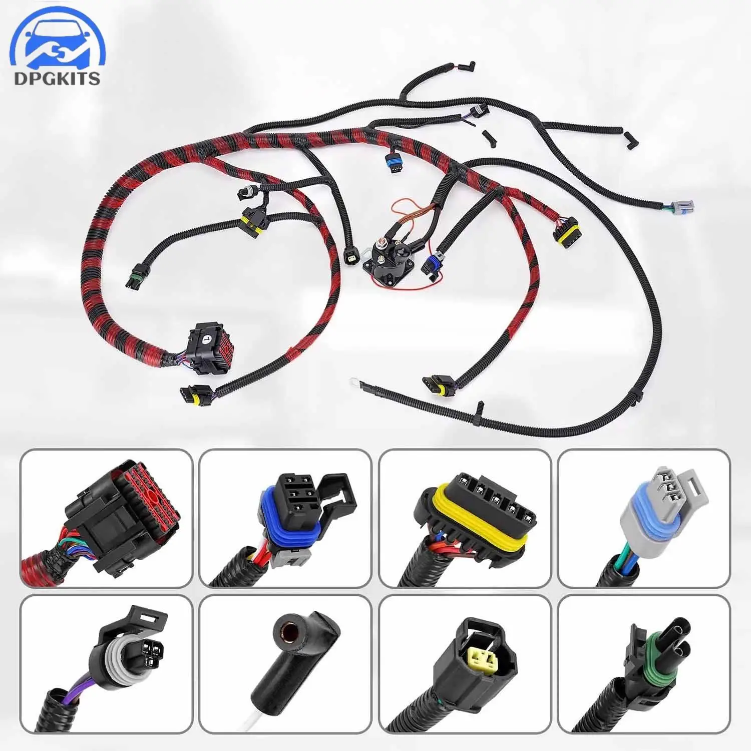 DPGKITS 1pc エンジン配線ハーネスアセンブリフォード F250 F350 F-スーパーデューティ 1997 7.3L DI ディーゼルエンジン F7TZ-9A451-CA F7TZ9A451CA