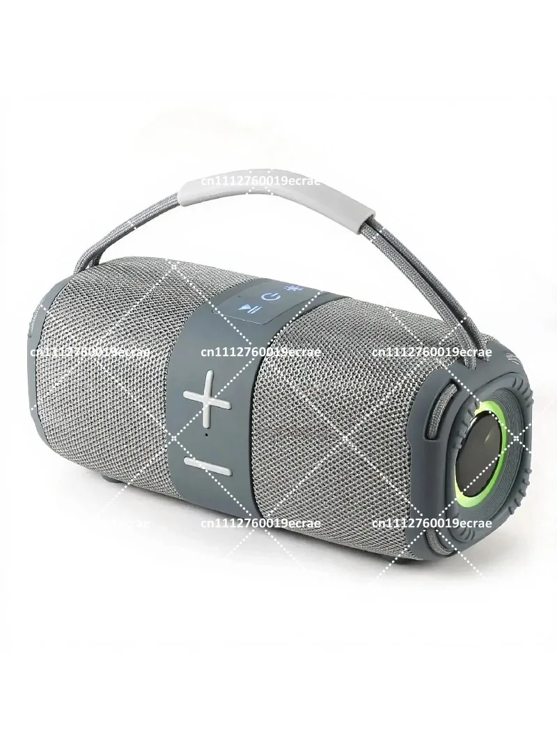 Portable RGB Bluetooth Speaker with Subwoofer, Dual Channel LED Diaphragm, High Volume Rechargeable Wireless Sound